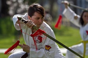 Practicing in the Park